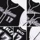 Men's Custom Black White-Gray Authentic Baseball Jersey