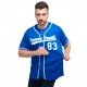 Men's Custom Royal White-Light Blue Baseball Jersey