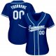 Men's Custom Royal White-Light Blue Baseball Jersey